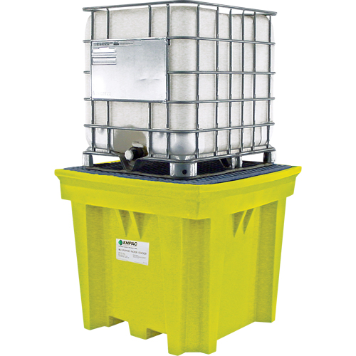 IBC Space-Saver Without Drain, 275 US gal. Spill Capacity, 57" x 57" x 48" Cam Industrial