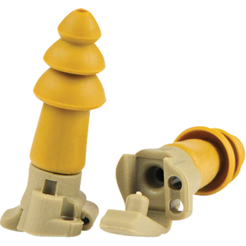 Bouchons d'oreilles BattlePlugs Impulse, Sans cordon, Paire - Boîtier en plastique, 24 dB NRR, Petit Cam Industrial