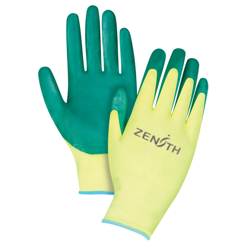 Gants de premi&egrave;re qualit&eacute; ZX-3, 10/T-Grand, R&ecirc;vetement Nitrile, Calibre 15, Enveloppe en Nylon Cam Industrial