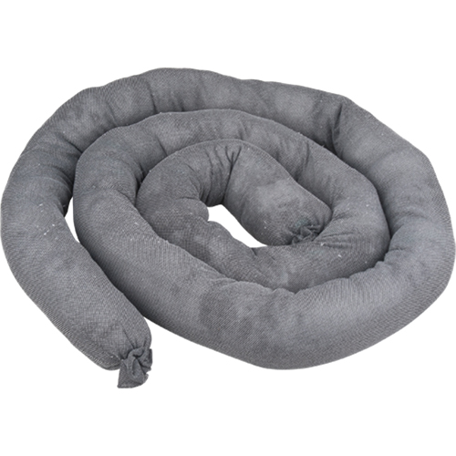 Remblais tubulaire absorbant, Universel, Absorption 65 gal., 3" la x 8' lo, Pqt de 20 Cam Industrial