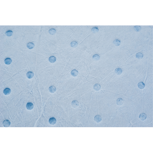 Premium Blue Bonded Sorbent Pads, Heavyweight, 150' L x 15" W, 25 gal. Absorbancy Cam Industrial