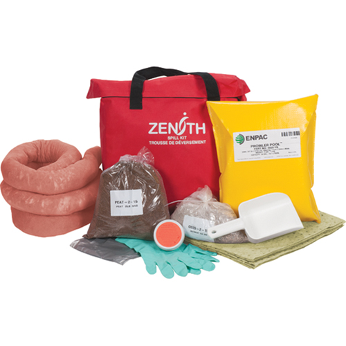 Trousse de lutte contre les d&eacute;versements pour l'ouest du canada, Mati&egrave;res dangereuses, Sac, Absorbance de 17 gal. US Cam Industrial