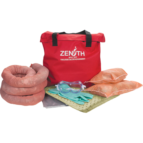 Trousse de lutte contre les d&eacute;versements pour camion, Mati&egrave;res dangereuses, Sac, Absorbance de 10 gal. US Cam Industrial