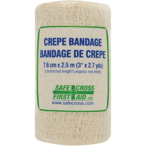 Bandage de cr&ecirc;pe en rouleau, 97-1/5" lo x 3" la, Classe 1 Cam Industrial
