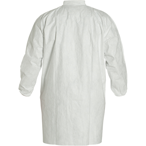 Lab Coat, Tyvek&reg; 400, White, Medium Cam Industrial