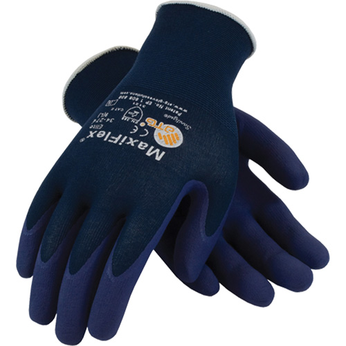 Gants ATG MaxiFlex Elite 34-274, 6/T-petit, R&ecirc;vetement Mousse de nitrile, Calibre 18, Enveloppe en Nylon Cam Industrial