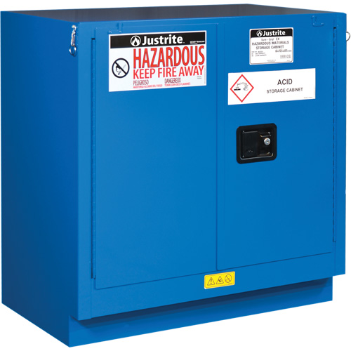 Sure-Grip&reg; Ex Hazardous Material Undercounter Safety Cabinets, 22 gal., 35" x 35" x 22" Cam Industrial