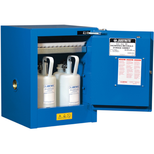 ChemCor&reg; Lined Hazardous Material Countertop Safety Cabinets, 4 gal., 17" x 22" x 17" Cam Industrial