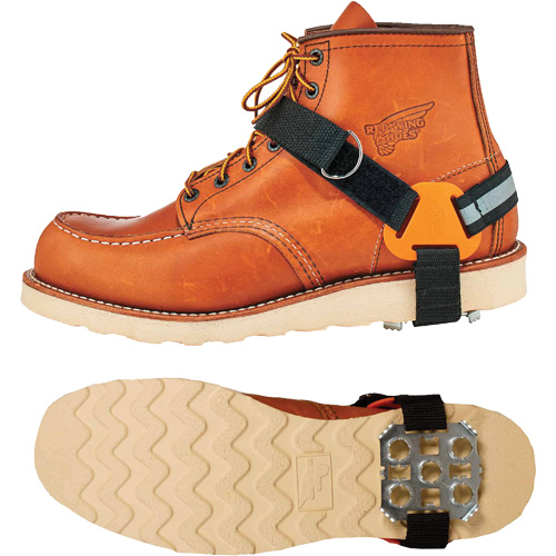 Trex 6315 Strap-On Heel Ice Cleats, Steel, Plate Traction, Large/Medium Cam Industrial