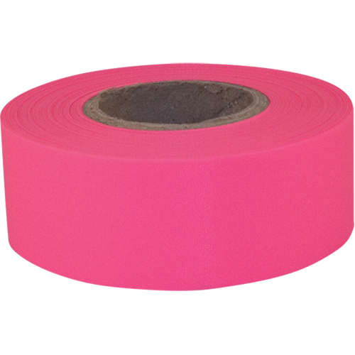 Ruban de signalisation Sub-Zero, 1,2" la x 150' lo, Rose fluorescent Cam Industrial