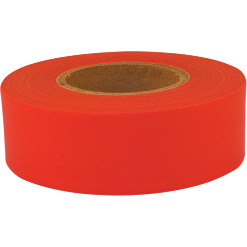 Ruban de signalisation Sub-Zero, 1,2" la x 150' lo, Rouge fluorescent Cam Industrial