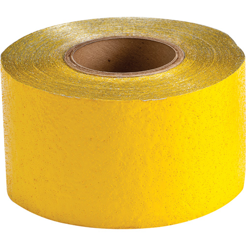 Temporary Pavement Marking Tape, 4" x 150', Retro Reflective, Yellow Cam Industrial