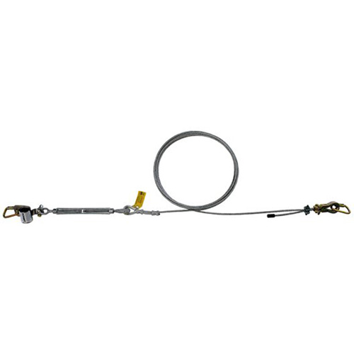 SecuraSpan HLL Lifeline Assembly, Galvanized Cable Cam Industrial