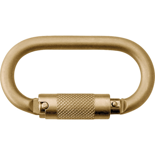 Nano-Lok Twin-Leg Fixed D-Ring Connector, Steel, 420 lbs. Capacity Cam Industrial