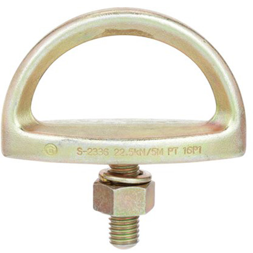 Raccord d'ancrage, Anneau en D, Usage Permanent Cam Industrial