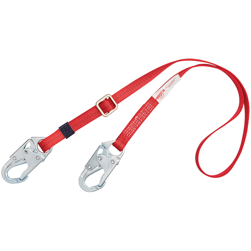 Longe de positionnement ajustable PRO, 1 branches, 6', Classe CSA B, Polyester Cam Industrial
