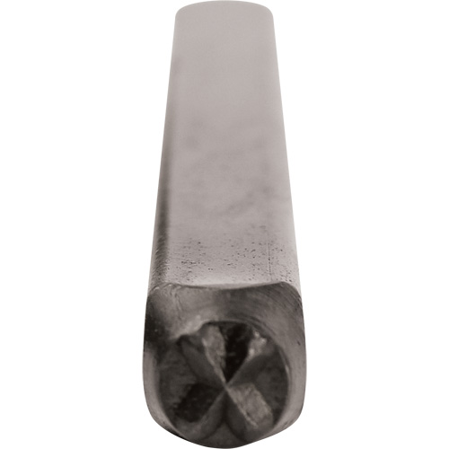 Individual Standard General Purpose Steel Hand Stamp Pieces, X, 1/4" Cam Industrial