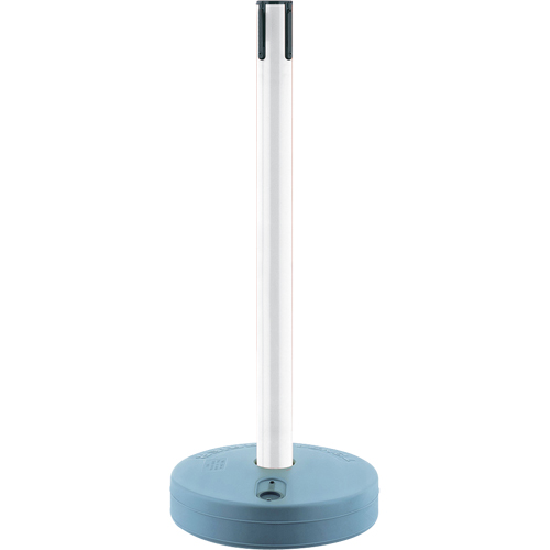 Outdoor TensaBarrier&reg; - Receiver Posts, 37" High, White Cam Industrial