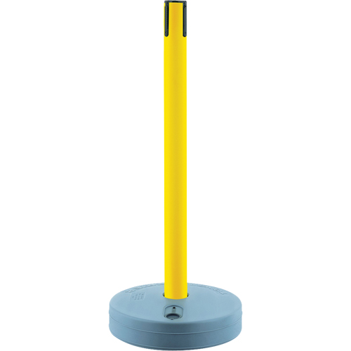 Outdoor TensaBarrier&reg; - Receiver Posts, 37" High, Yellow Cam Industrial