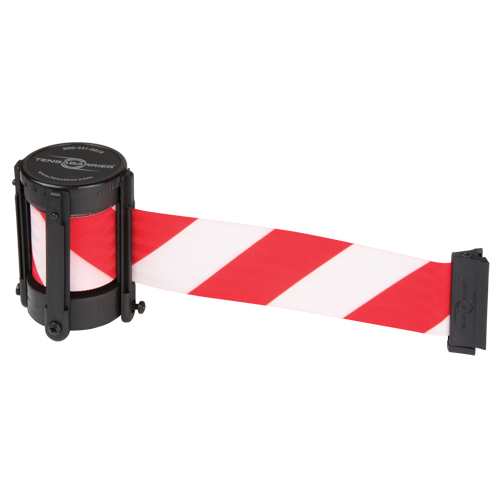 Replacement Cassettes For Utility, Advance & StowAway&reg; TensaBarrier&reg;, 13', White Tape Cam Industrial