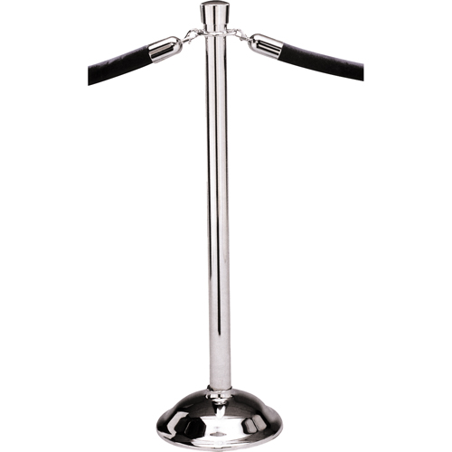 Portable Posts, 39" High, Polished Chrome Cam Industrial