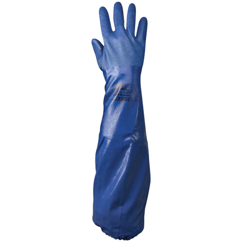 NSK26 Gloves, Size Medium/9, 26" L, Nitrile, Cotton Jersey Inner Lining, 48-mil Cam Industrial