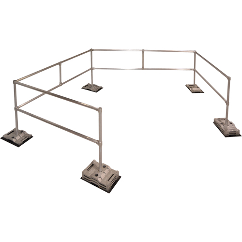 RoofGuard Classic System - Packaged Kits, Aluminum, 72" W x 216" L x 42" H Cam Industrial