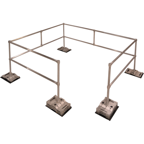 RoofGuard Classic System - Packaged Kits, Aluminum, 72" W x 216" L x 42" H Cam Industrial