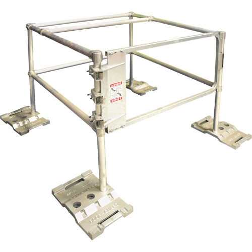 Syst&egrave;me RoofGuard classique - Trousse pour trappe, Aluminium, 48" la x 48" lo x 42" ha Cam Industrial