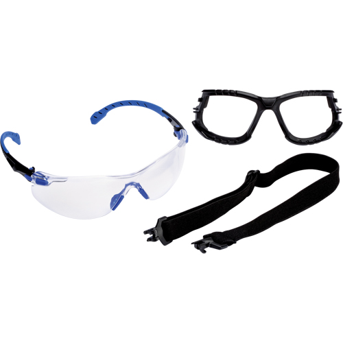 Lunettes de s&eacute;curit&eacute; Solus avec ensemble de lentilles Scotchgard, Lentille Transparent, Antibu&eacute;e, R&eacute;pond ou surpasse la norme CSA Z94.3 Cam Industrial