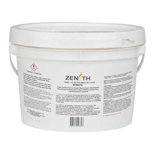 Neutralisant absorbant de produit basique, Sec, 3,5 kg, Caustique Cam Industrial