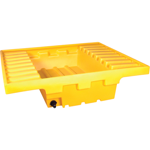 Contenant de confinement Ultra-Rack Sump, 51,5'' lo x 51,5'' la x 12" ha, 66 gal. US Capacit&eacute; Cam Industrial