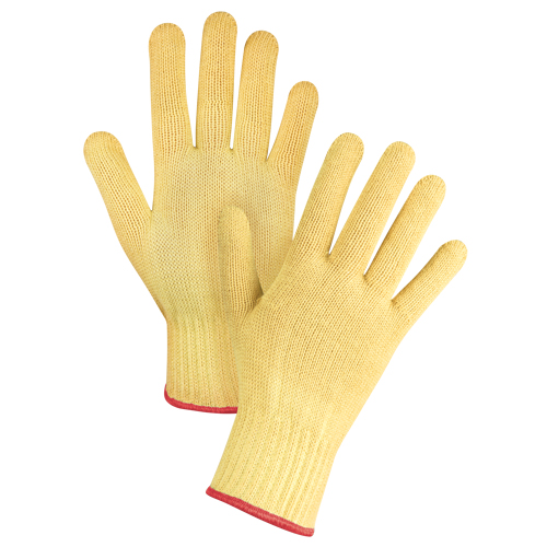 Gants tricot&eacute;s sans couture, Taille Petit/7, Calibre 7, Enveloppe en Kevlar, ASTM ANSI niveau A2/EN 388 niveau 3 Cam Industrial