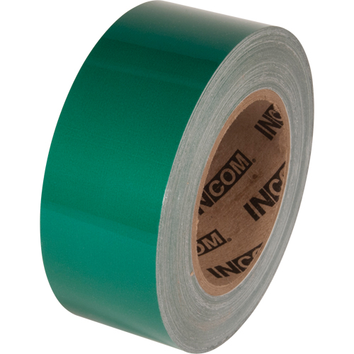 Ruban de marquage pour plancher Tuff Mark, 4" x 100', Polyester, Vert Cam Industrial