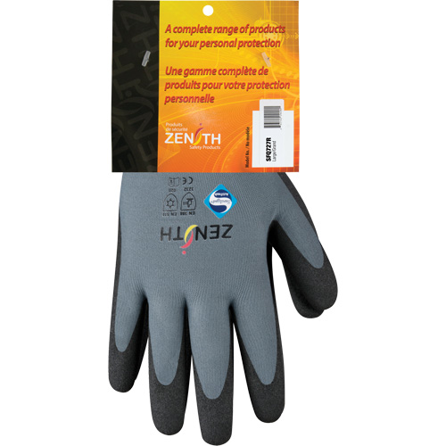 Gants enduits de premi&egrave;re qualit&eacute; ZX-30°, 9/Grand, R&ecirc;vetement PVC, Calibre 15, Enveloppe en Nylon Cam Industrial