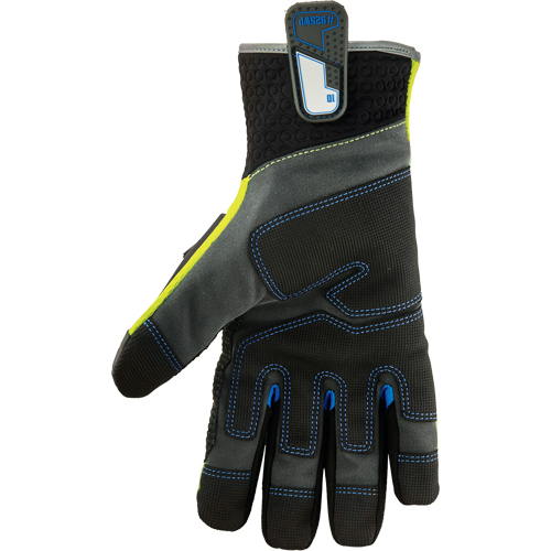 ProFlex&reg; Performance Dorsal Impact-Reducing Gloves + Thermal WP, Small, Suede Palm, Safety Cuff Cam Industrial