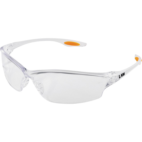 Law&reg; 2 Safety Glasses, Clear Lens, ANSI Z87+ Cam Industrial