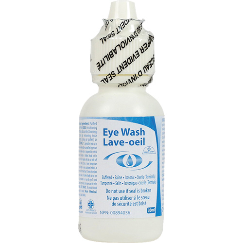Solution pour douche oculaire, Bouteille Plein, 30 ml Cam Industrial