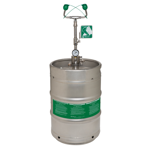 Portable Emergency Eyewash, Pressurized, 15 gal. Capacity, Meets ANSI Z358.1 Cam Industrial