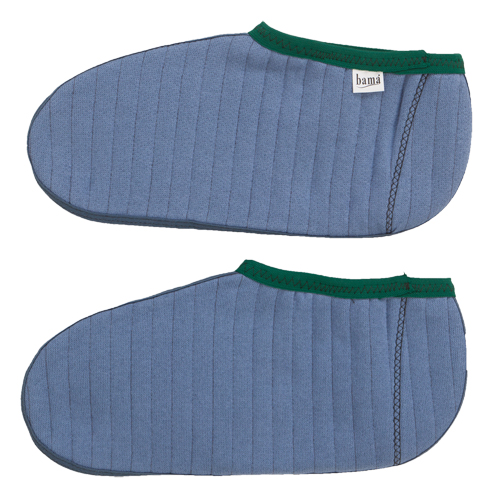 Chaussons pour bottes en caoutchouc, Hommes, T-Grand, Bleu/Vert, Coton/Molleton Cam Industrial