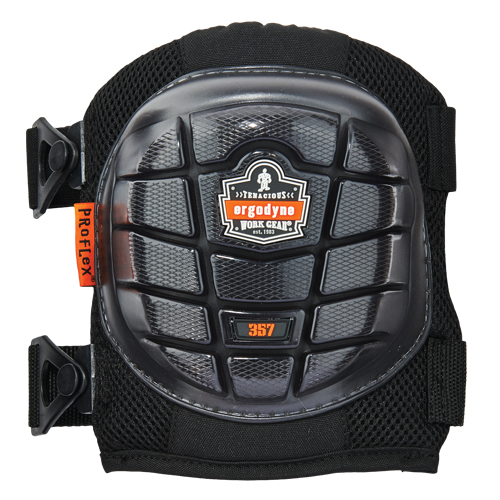 ProFlex&reg; 357 Lightweight Knee Pad, Buckle Style, Gel Caps, Foam/Gel Pads Cam Industrial
