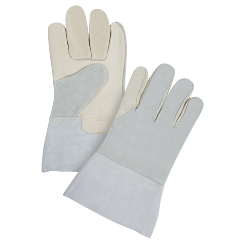 Gants de travail de premi&egrave;re qualit&eacute; &agrave; dos refendu, T-Grand, Paume en Cuir fleur de vache Cam Industrial