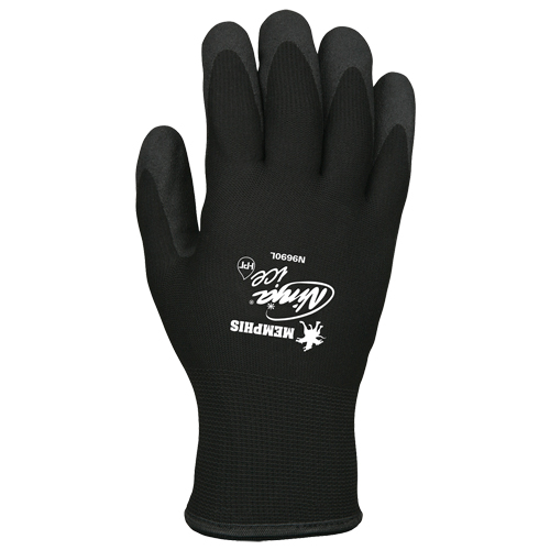 Gants N9690 Memphis Ninja Ice, 9/Grand, R&ecirc;vetement PVC, Calibre 15, Enveloppe en Acrylique/Tissu &eacute;ponge Cam Industrial