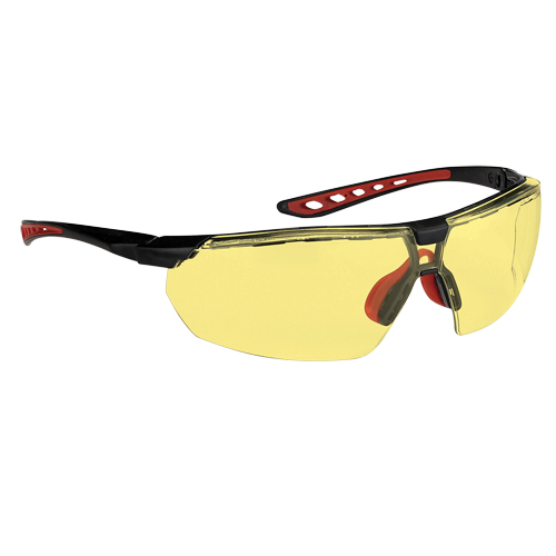 Dynamic Falcon Series Safety Glasses, Amber Lens, Anti-Fog, ANSI Z87+/Meets/Exceeds CSA Z94.3 Cam Industrial