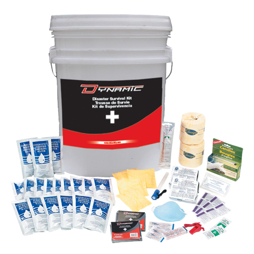 Dynamic Emergency Preparedness First Aid Kit, Class 1 Medical Device, Bucket Cam Industrial