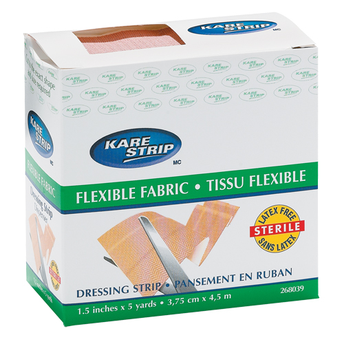 Dynamic Elastic Dressing Bandage, Rectangular/Square, 180", Fabric, Non-Sterile Cam Industrial