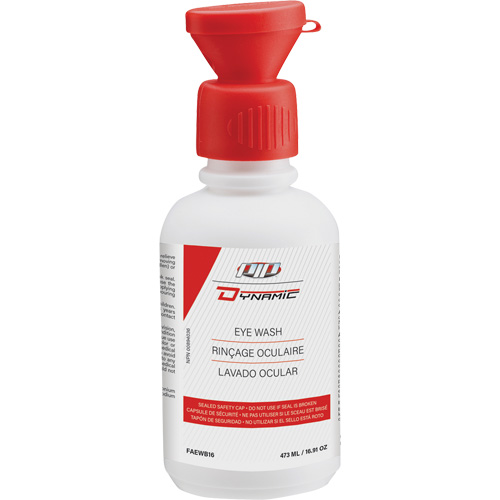 Bouteille pour douche oculaire Dynamic, Bouteille Vide, 16 oz Cam Industrial