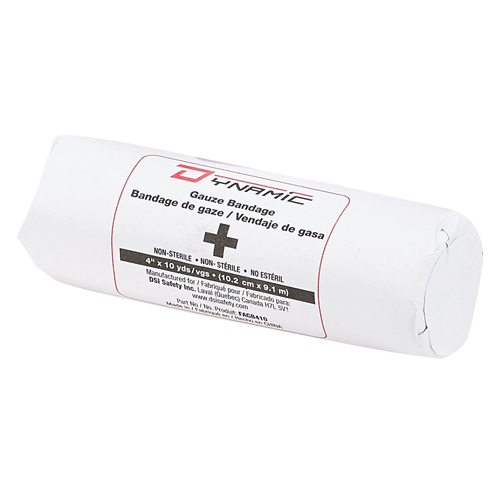 Bandages de gaze Dynamic, Rouleau, 30' lo x 4" la, Dispositif m&eacute;dical Classe 1 Cam Industrial