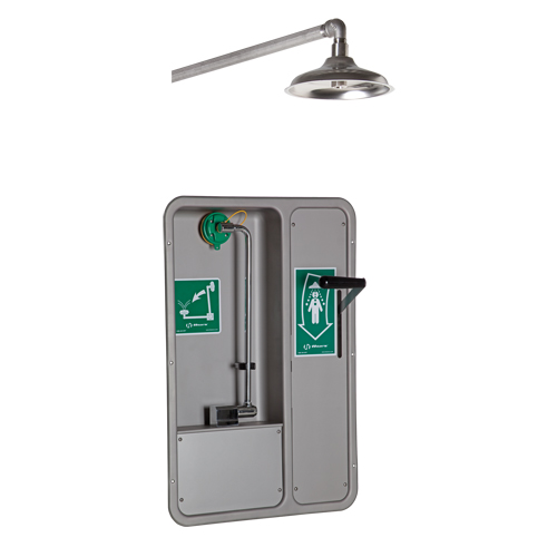 ADA Eye/Face Wash and Shower, Ceiling-Mount Cam Industrial