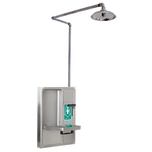 Douche et douche oculaire/faciale, Montage au plafond Cam Industrial